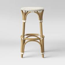 5 out of 5 stars. Perry Rattan Backless Woven Barstool Threshold Target