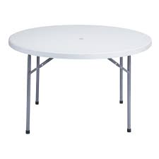 While the kids are frolicking on the lawn serve the other adults a refreshing round of cocktails at a bar. Classic Series Round Commercial Grade Plastic Folding Table Folding Table Round Folding Table Public Seating