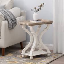 Das bild war gepostet vintage table finden sie es ergebnis auf unserem blog. Ouray French Country Accent Table With Rectangular Top By Christopher Knight Home