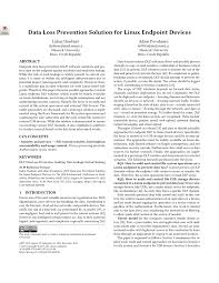 PDF) Data Loss Prevention Solution for Linux Endpoint Devices