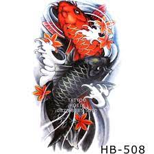 Di masa lalu tato wajib di banyak klan yakuza. Promo Premium Hb 508 Fish Oriental Tattoo Tato Yakuza Koi Shopee Indonesia