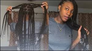 Jumbo Knotless Braids With Beads Youtube Extra extra jumbo box braids products used: jumbo knotless braids with beads youtube