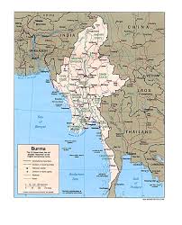 Karte is a town and a locality in the australian state of south australia located in the state's east about 192 kilometres east of the state. Map Of Myanmar Political Map Weltkarte Com Karten Und Stadtplane Der Welt