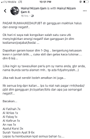 Rumah kosong disukai oleh makhluk halus karena rumah yang lama ditinggalkan oleh pemiliknya biasanya memancarkan energi residual negatif akibat banyaknya rumah kosong itulah yang memicu munculnya gangguan gaib yang disebabkan oleh makhluk halus, maka dari itu banyak orang yang. Malayfoodhunter Pa Twitter Cara Cara Untuk Pagar Rumah Kedai Pejabat Dari Gangguan Makhluk Halus Moga Bermanfaat
