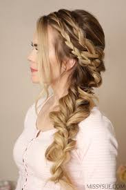 Mermaid Side Braid Prom Hairstyles For Long Hair Side Braid Hairstyles Braids For Long Hair