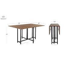 Origami Drop Leaf Rectangular Dining Table Reviews Crate And Barrel In 2020 Rectangular Dining Table Dining Table Table
