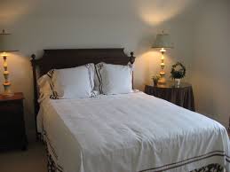 Choose bedside tables that are approximately the same height. Bedroom Bed Mismatched Nightstands Buffet Lamp Shades Blue Furniture Ideas Royal Nighstand Silver Leaf Mirrored Nightstand Nailhead Wicker Non Matching Sofa Design Night Stand Apppie Org