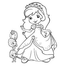 Cute and active girls are getting ready for the party. Top 15 Strawberry Coloring Pages For Your Little One