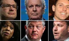 Conservative leadership contenders face off in French