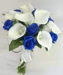 Blue Rose Calla Lily Bouquet Calla Lily Bouquet Lily Bouquet Wedding Flower Bouquet Wedding