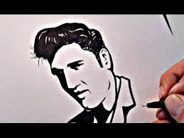 How To Draw ELVIS PRESLEY