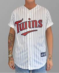 Black And White Pinstripe Baseball Jersey Majestic White Pinstripe Twins Baseball Jersey Majestic Fashion Baseball Shirts Clothes