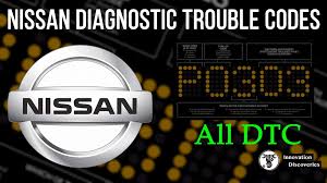 List of car computer trouble codes. Nissan Diagnostic Trouble Codes