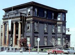 The house at pooneil corners. 2400 Fulton Street Mansion The Airplane Mansion Painted Black Jefferson Starship Jefferson Airplane Airplane House