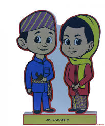 Gambar rumah adat betawi animasi. Pakaian Adat Dki Jakarta Animasi Info Gtk