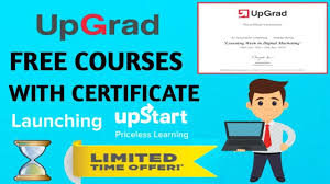 Upgrad Free Online Courses With Certificate Launch Upstart Freeonlinecourses Upgrad Youtube