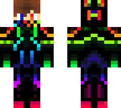 Rainbow Creeper Boy Minecraft Skin The minecraft skin, rainbow creeper boy, was posted by calfrills. rainbow creeper boy minecraft skin