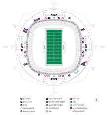 Superdome Seat Map Mercedes Benz Superdome Seating Map