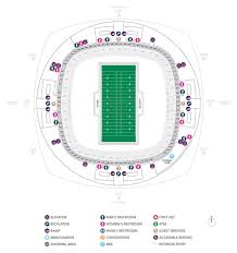 superdome seat map mercedes benz superdome seating map