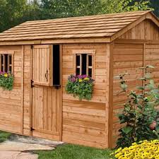 Outdoor Living Today Cb128 Cabana 12 X 8 Ft Garden Shed Building A Shed Shed Storage Wooden Sheds