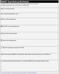 It can be downloaded as a printable pdf file. Best Goal Setting Worksheet Templates For Achievement