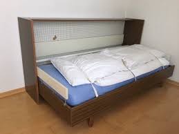 Metallrahmen clevere einrichtungsidee für kleine räume querklappbett kaufen! Klappbett 90 Cm Inkl Bettinhalt Kaufen Auf Ricardo