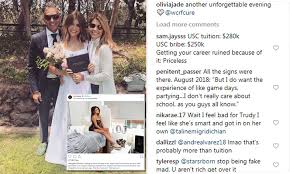 Federal prosecutors have released photos of lori loughlin 's daughters rowing that she and her husband, mossimo giannulli, allegedly used to get them into the university of southern california. Lori Loughlin S Daughter Is Trolled After She Paid To Get Her Into College Daily Mail Online