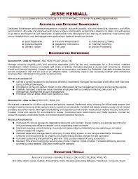 Junior book keeper job description general position description: Bookkeeper Resume