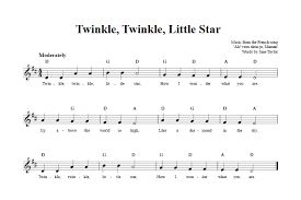 Then i will give you some nice substitutions you can do in the song to m. Twinkle Twinkle Little Star B Flat Instrument Sheet Music Lead Sheet With Chords And Lyrics