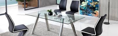 By fab glass and mirror (2) 20 in. Square Glass Dining Tables Glass Vault Furniture