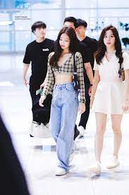 Blackpink's jennie is known for her stunning bod and impeccable style so isn't it time we collected some of her sexiest looks in one place? Plaid Crop Camisole Jennie Blackpink K Fashion At Fashionchingu Kpop Fashion Outfits Plaid Fashion Korean Airport Fashion