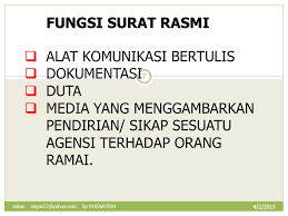 Pada zaman dahulu prasasti berfungsi untuk. Penulisan Surat Memo Dan Rasmi Ppt Download