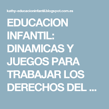Los derechos sexuales y los derechos reproductivos son parte de los derechos humanos, esto quiere decir que toda persona, sin importar su edad, su sexo, su origen, su condición social, tiene el derecho a alcanzar un estado de completo bienestar físico, mental y social, y mantenerlo durante toda su vida. Educacion Infantil Dinamicas Y Juegos Para Trabajar Los Derechos Del Nino Derechos De Los Ninos Derecho A La Educacion Dinamicas Para Ninos