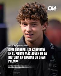 RÉCORD HISTÓRICO EN LA FÓRMULA 1 🔝 Durante algunas vueltas, Kimi Antonelli  🇮🇹 lideró el Gran Premio de Japón y se convirtió en el piloto más joven  de la historia en estar