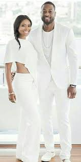 Black And White Dinner Party Attire Gabunion And Dwyanewade In Monaco Loving The All White Pre Wedding Dinner Look Inspirati All White Party Outfits White Summer Outfits White Outfit For Men