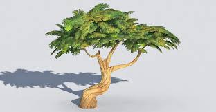 Stylized Tree 3d Model Stylized Cypress Trees 3d Model