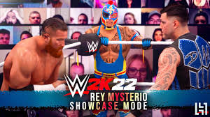 WWE 2K22 Showcase Mode : Part 12 - Rey & Dominik Mysterio vs Seth Rollins &  Murphy - YouTube