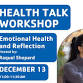 Health Talk Workshop - Emotional Health and Reflection event image