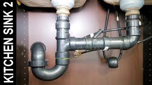 Under the sink plumbing parts tokyo1co. Kitchen Sink Drainage Step By Step Youtube