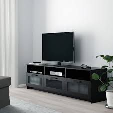 Brimnes Tv Unit Black 70 7 8x16 1 8x20 7 8 Ikea Black Living Room Ikea Entertainment Units Living Room Decor Ikea