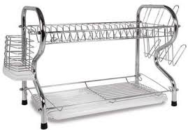 We set out to find the best dish drying rack for your kitchen—big or small—and over several weeks tested 10 of the most popular racks on the. Better Chef 16 Inch 2 Level Dish Rack Walmart Com Dish Racks Best Chef Best Dishes