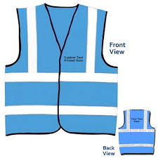 11560 n dysart rd suite 120 surprise, az 85379 Printed Sky Blue Safety Vest Hi Vis Adult Viz High Visibility Etsy