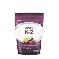 Vitamin k is well known for its role in the synthesis of a number of blood coagulation factors and is also important for the formation of strong, healthy bones. Gnc Vitamin K 2 Soft Chews Acai Grape Gnc