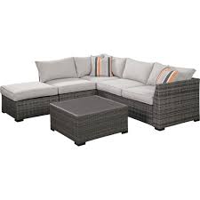 Are there any issues with ashley home stores? Cherry Point Loveseat Sectional With Table And Ottoman Ashley Homestore Canada