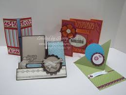 Learn how to make a 'w' fun fold card with step by step instructions! Fancy Folds Card Class Stamped Treasures Sherry Roth Stampin Up Demonstrator
