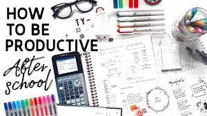 Trending Tips to Stay Productive after  School: BusinessHAB.com
