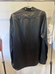 Rick Owens FW20 Performa Liquid Satin Larry Button Up