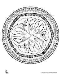 See more ideas about coloring pages, coloring books, colouring pages. Halloween Mandala Coloring Page Woo Jr Kids Activities