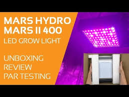 It's possible to mimic the same light from the sun using. Mars Ii 400 Led Grow Light Unboxing Review Par Testing Youtube