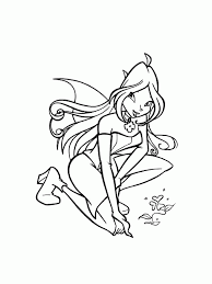 Winx Flora Coloring Pages Fairy Coloring Pages Paw Patrol Coloring Pages Art Drawings Sketches Simple
